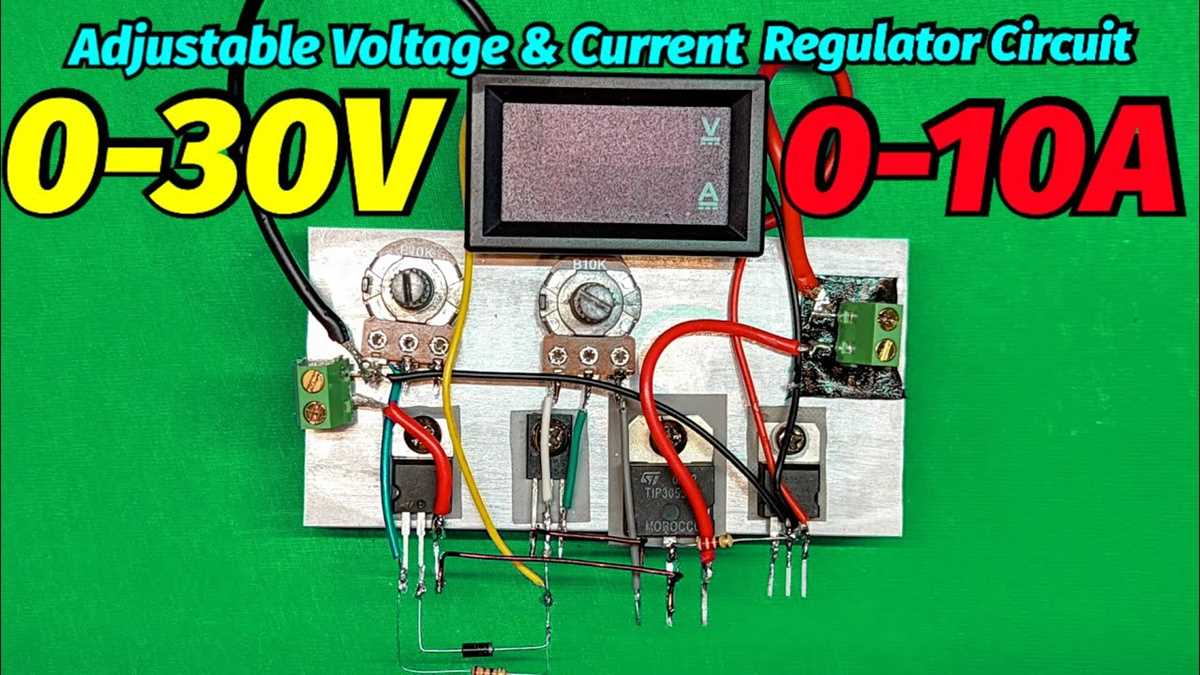 0 30v 10a variable power supply circuit diagram
