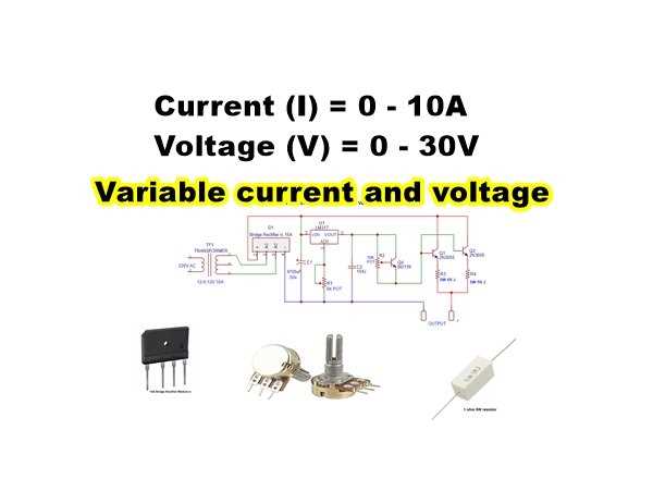 0 30v 10a variable power supply circuit diagram