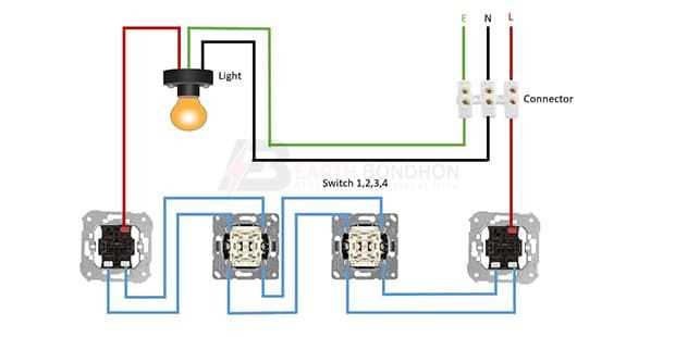 1 light 1 switch wiring diagram
