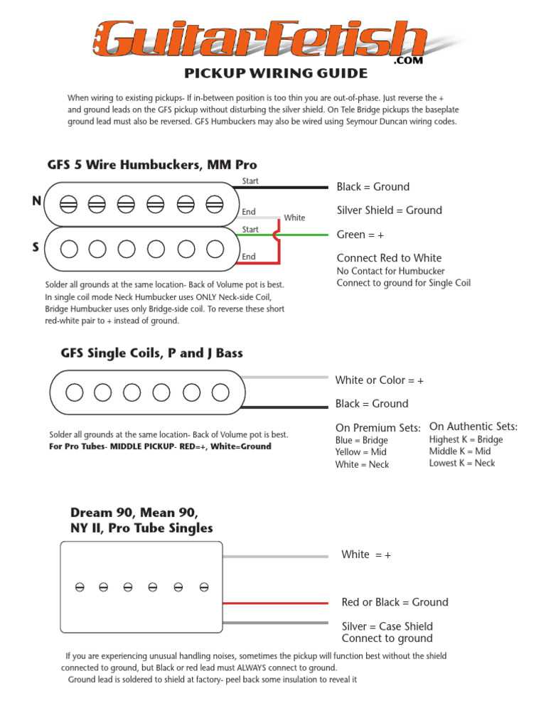 1 pickup wiring diagram