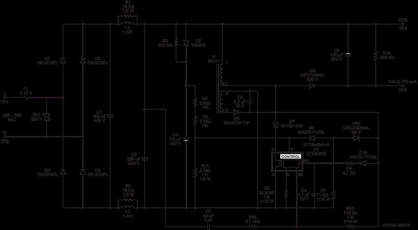 100 watt led driver circuit diagram