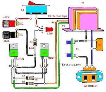 100w inverter circuit diagram