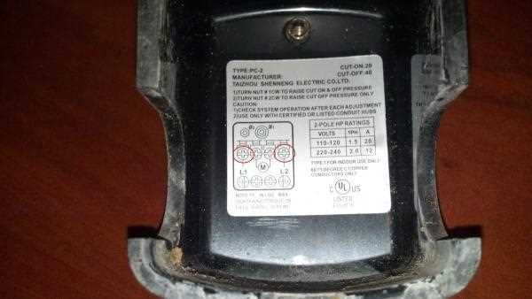 110 pressure switch wiring diagram well pump