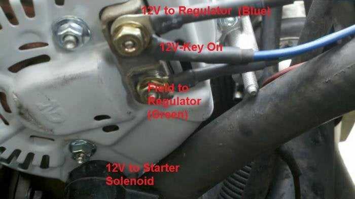 12 valve cummins alternator wiring diagram