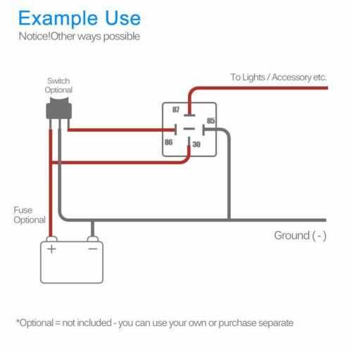 12 volt 40 amp relay wiring diagram