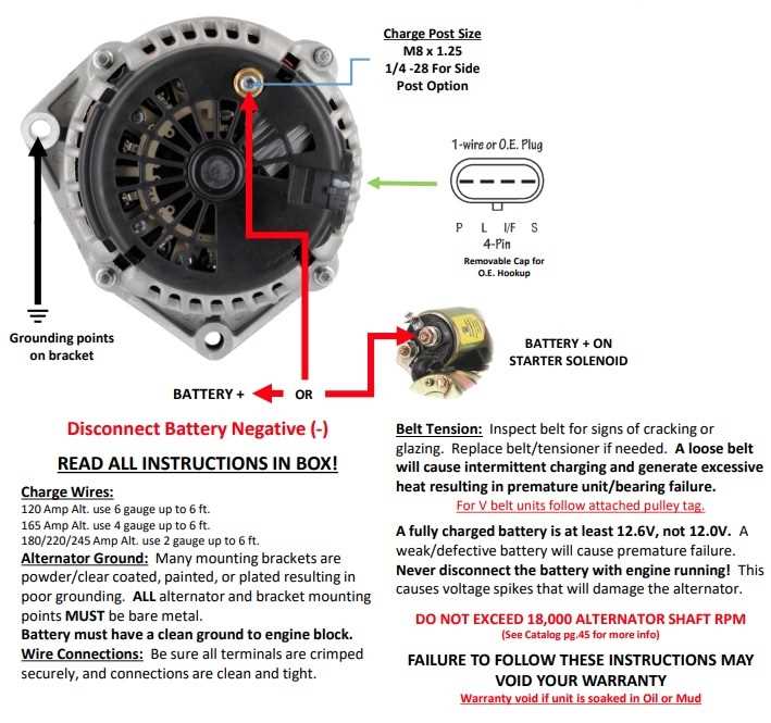 12 volt delco alternator wiring diagram