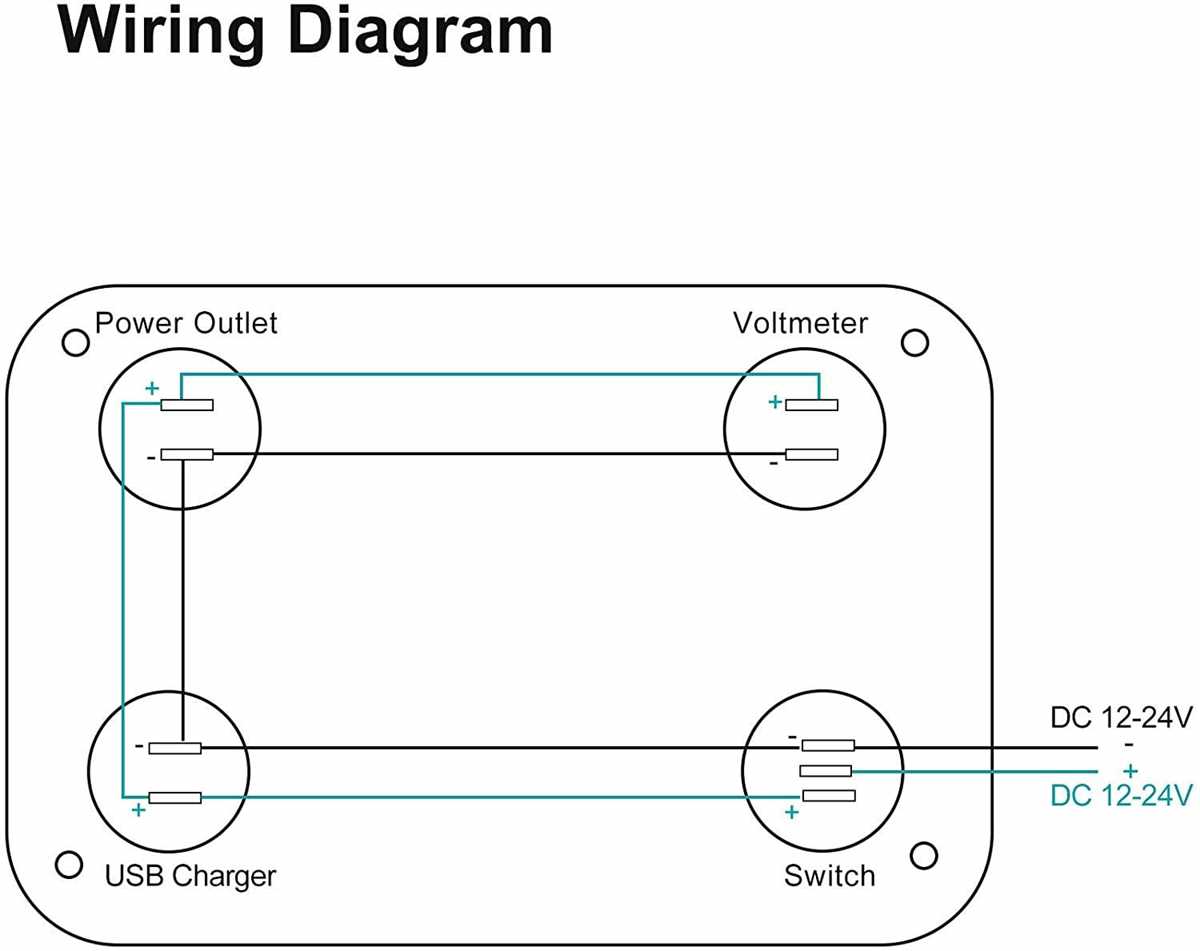 12 volt power outlet wiring diagram
