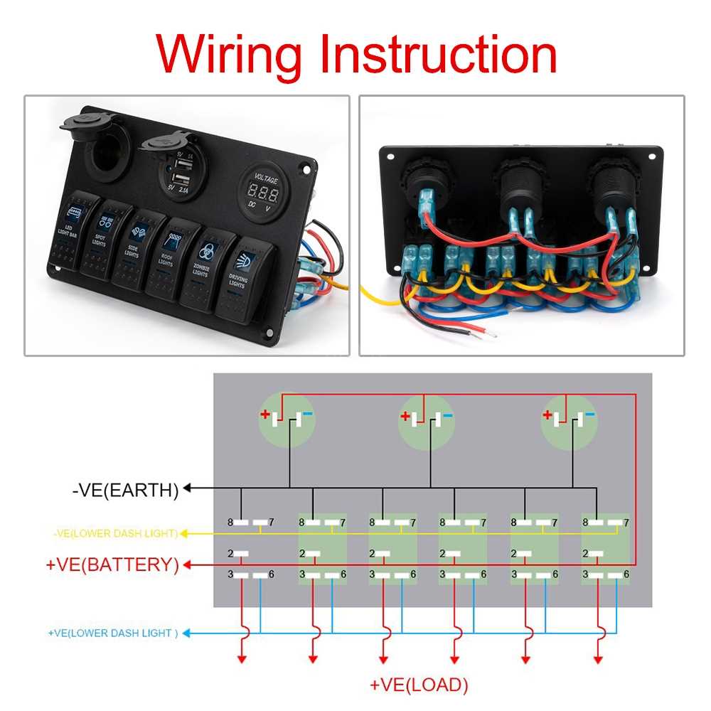 12 volt switch panel wiring diagram