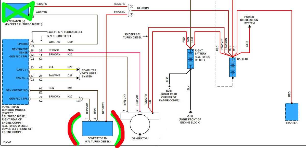 12 valve cummins alternator wiring diagram