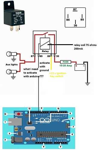 12 volt 30 amp relay wiring diagram