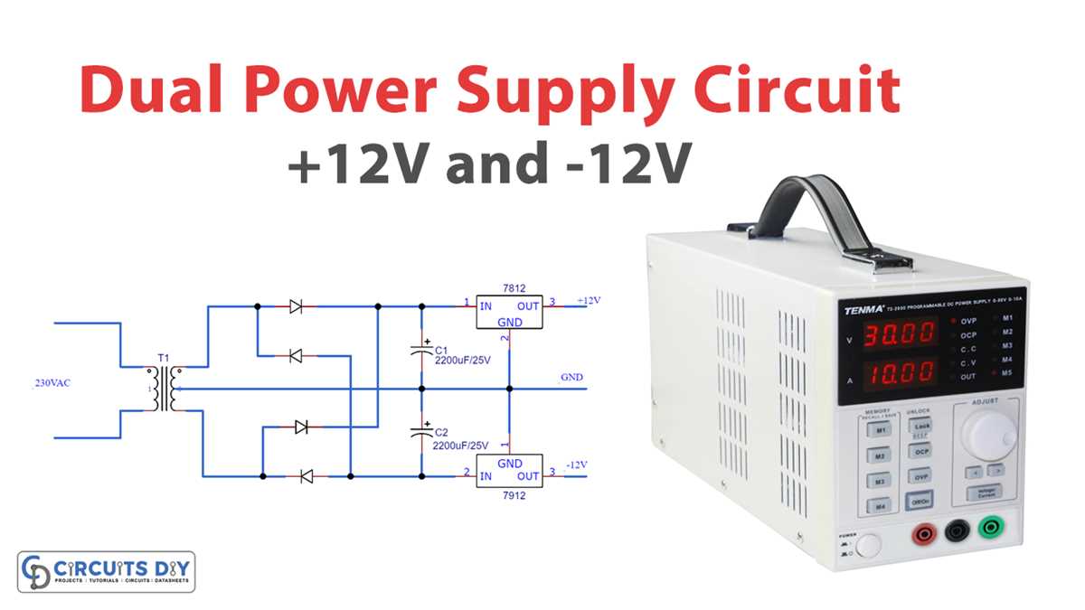 12 volt dc supply circuit diagram