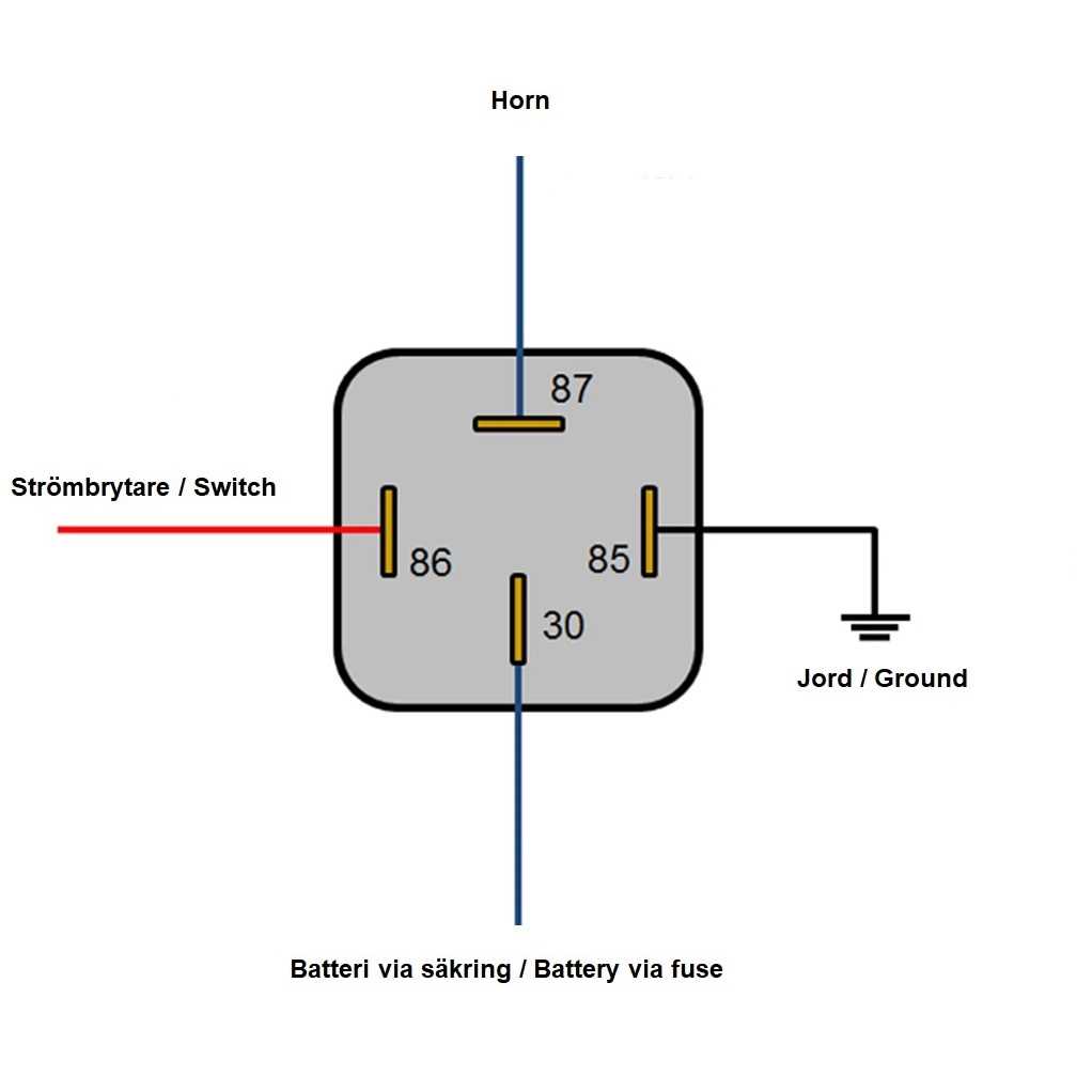 12 volt horn relay wiring diagram 12 volt horn relay wiring diagram