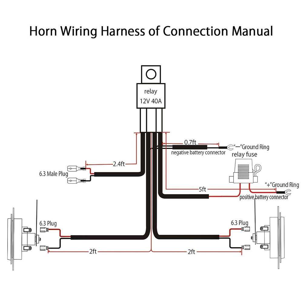 12 volt horn relay wiring diagram 12 volt horn relay wiring diagram