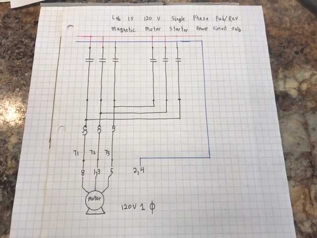 120v single phase motor wiring diagram