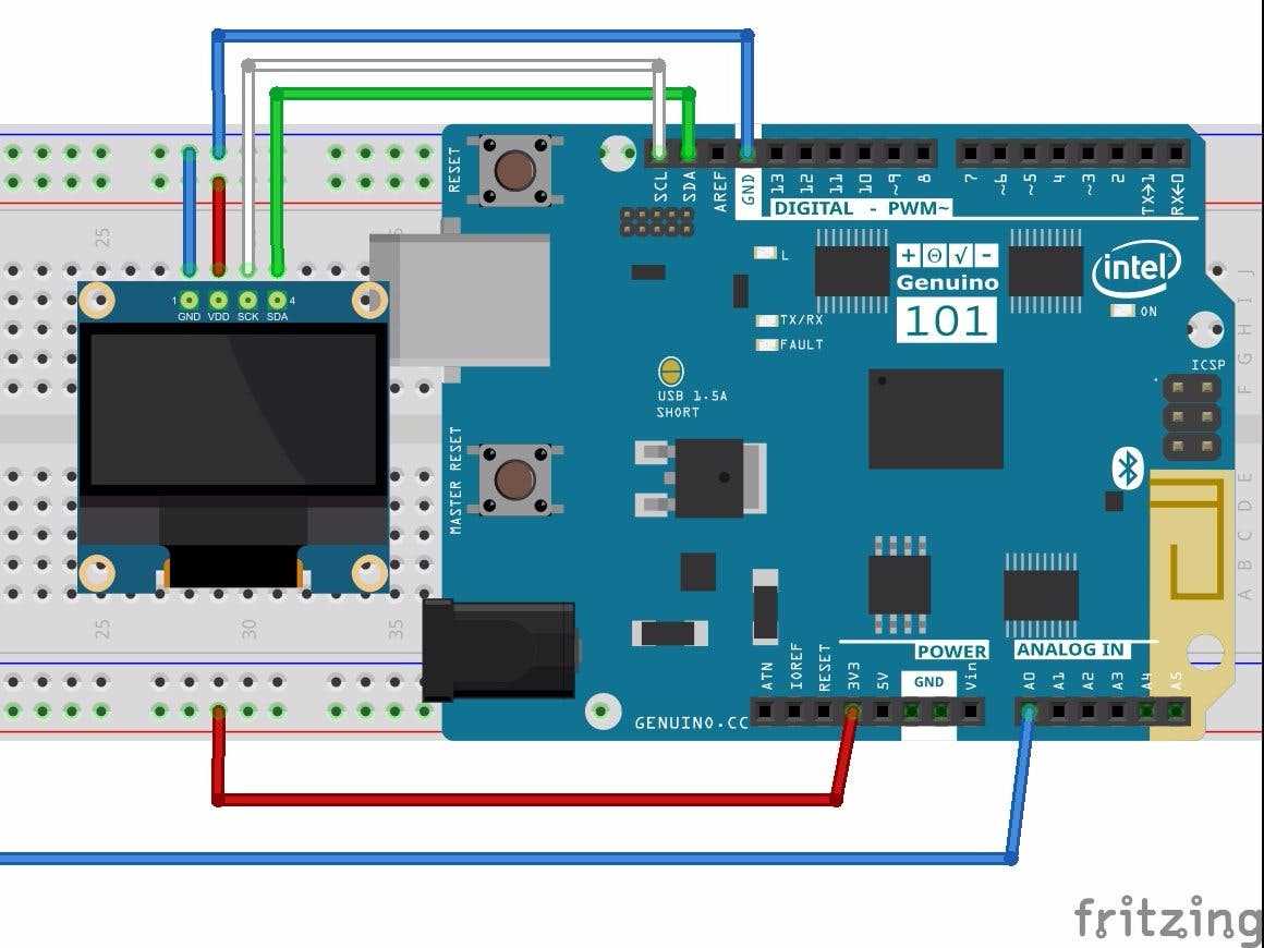 128x64 oled arduino schematic diagram