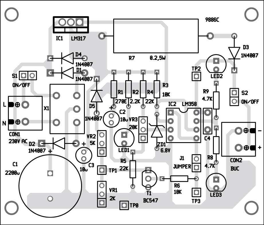 12v 150ah battery charger circuit diagram