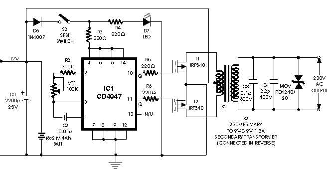 12v ac to 12v dc converter circuit diagram