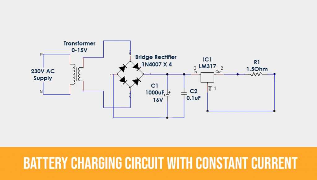 12v lithium ion battery charger circuit diagram