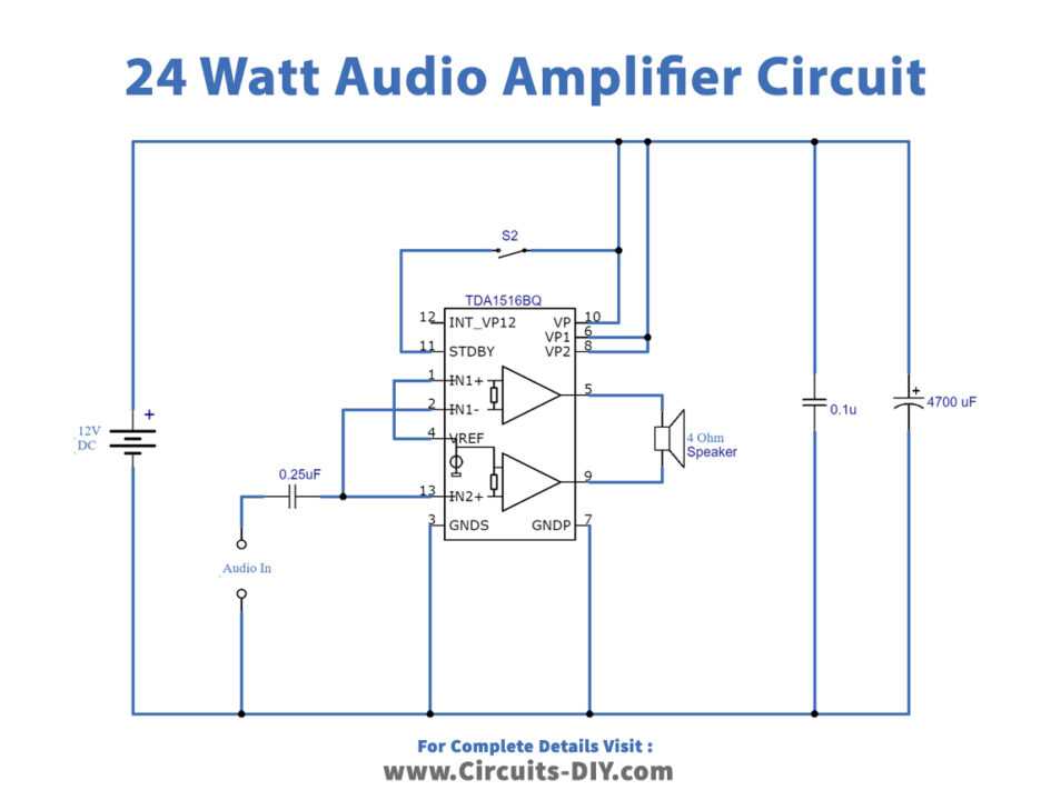 12v simple amplifier circuit diagram 12v simple amplifier circuit diagram