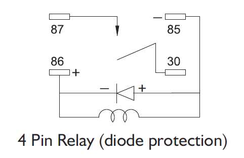 12v 4 pin relay wiring diagram 12v 4 pin relay wiring diagram