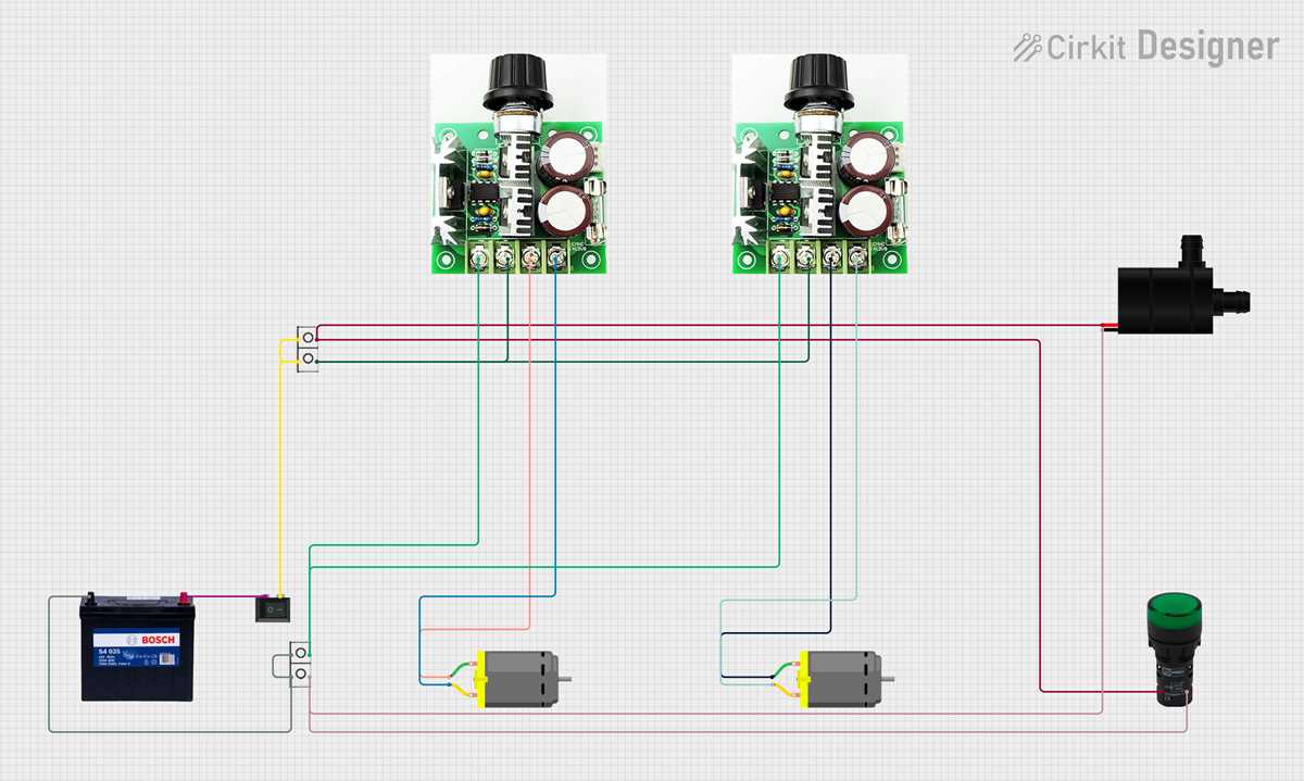 12v 5a dc motor speed control circuit diagram