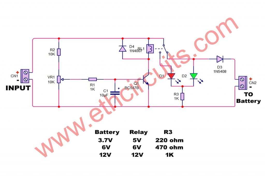 12v automatic battery charger circuit diagram 12v automatic battery charger circuit diagram