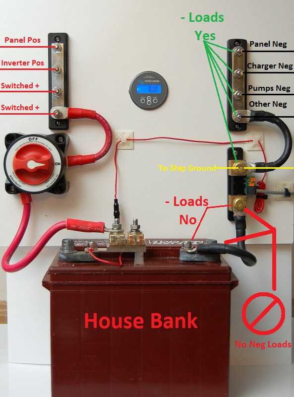 12v battery monitor wiring diagram
