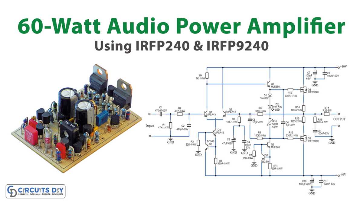 12v power amplifier circuit diagram