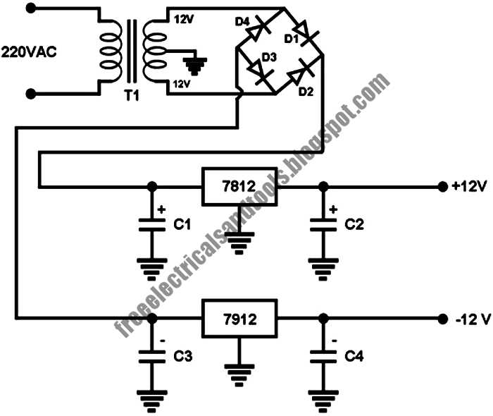 12v transformer circuit diagram