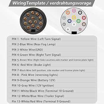 13 pin wiring diagram