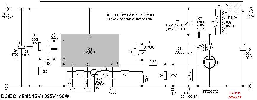 150 watt inverter circuit diagram