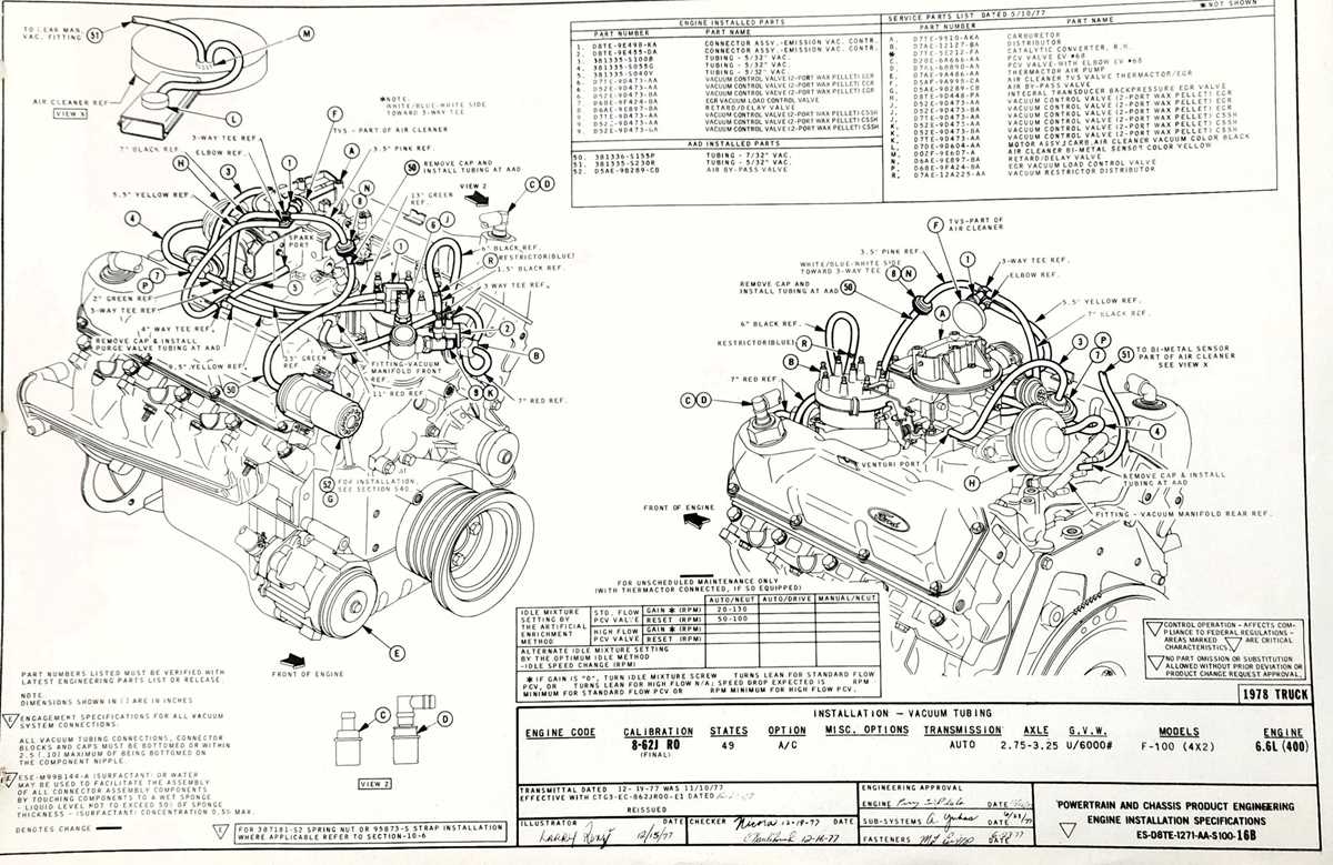 1884 ford 351w vacuum hose diagram schematic