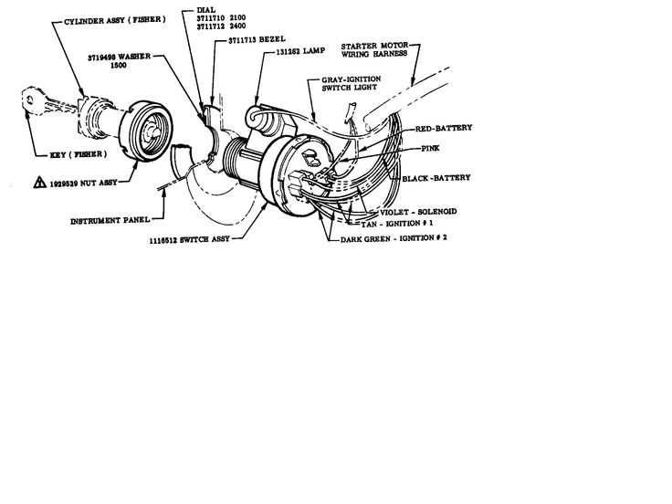 1957 chevy truck ignition switch wiring diagram