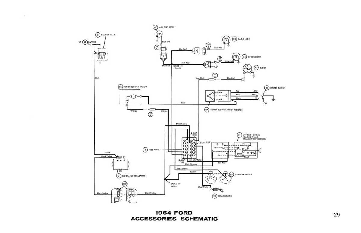 1964 ford galaxie 500 wiring diagram