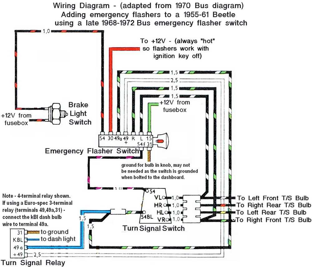 1966 beetle wiring diagram