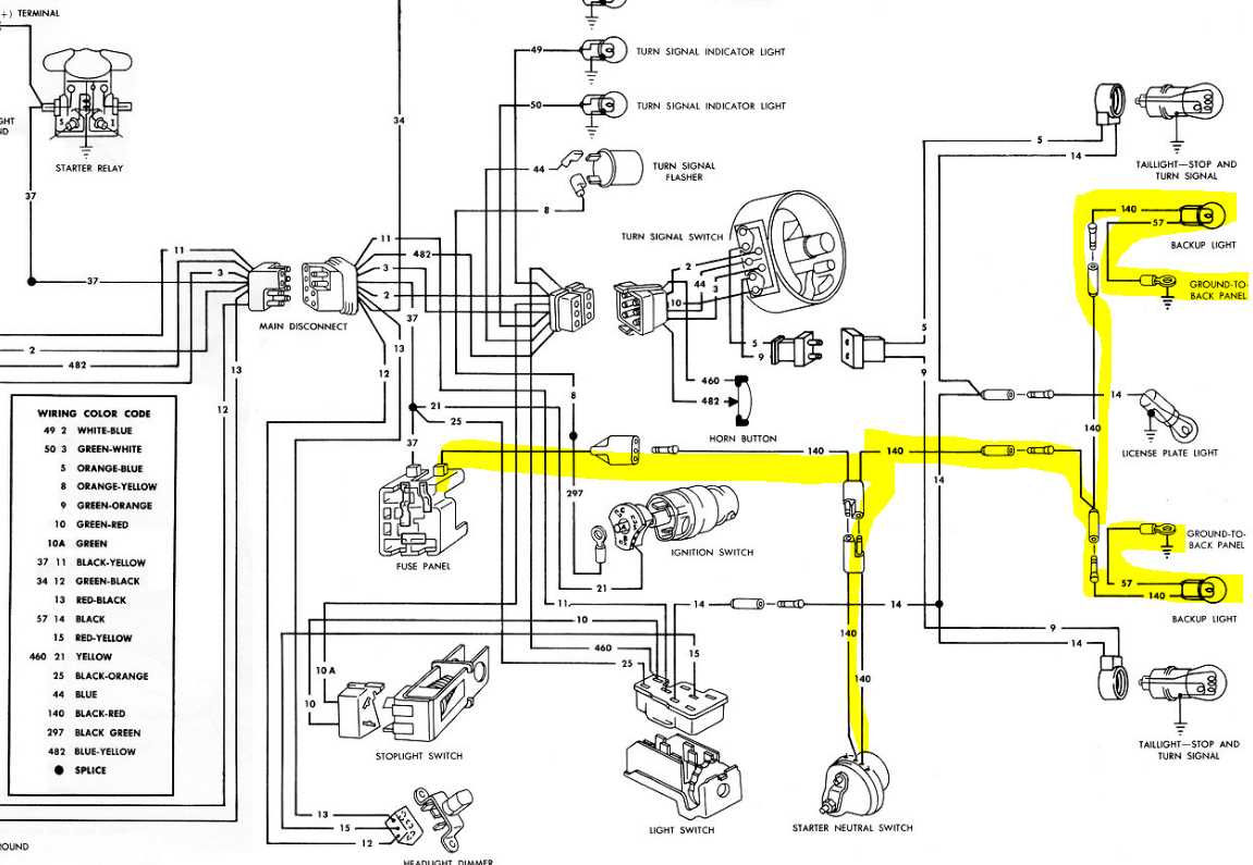 1966 ford mustang wiring diagram