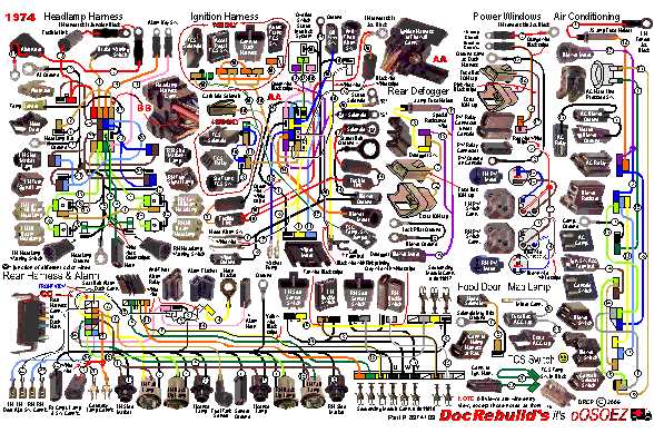 1969 mustang headlight wiring diagram