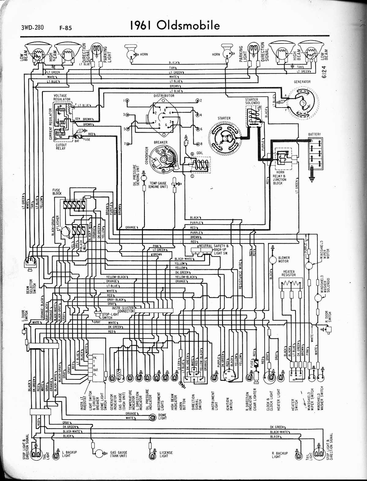 1972 olds cutlass wiring diagram