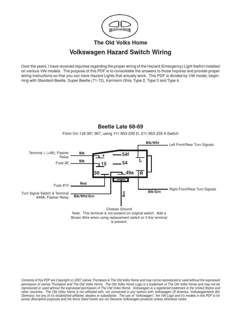 1974 super beetle wiring diagram