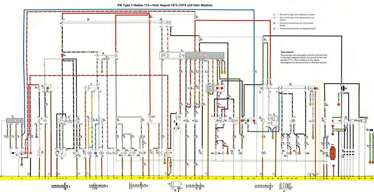 1974 vw beetle alternator wiring diagram