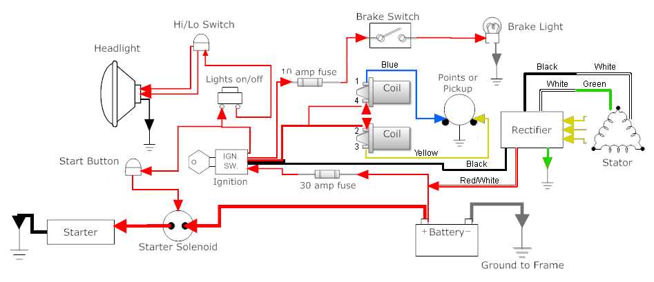 1976 honda cb550 wiring diagram