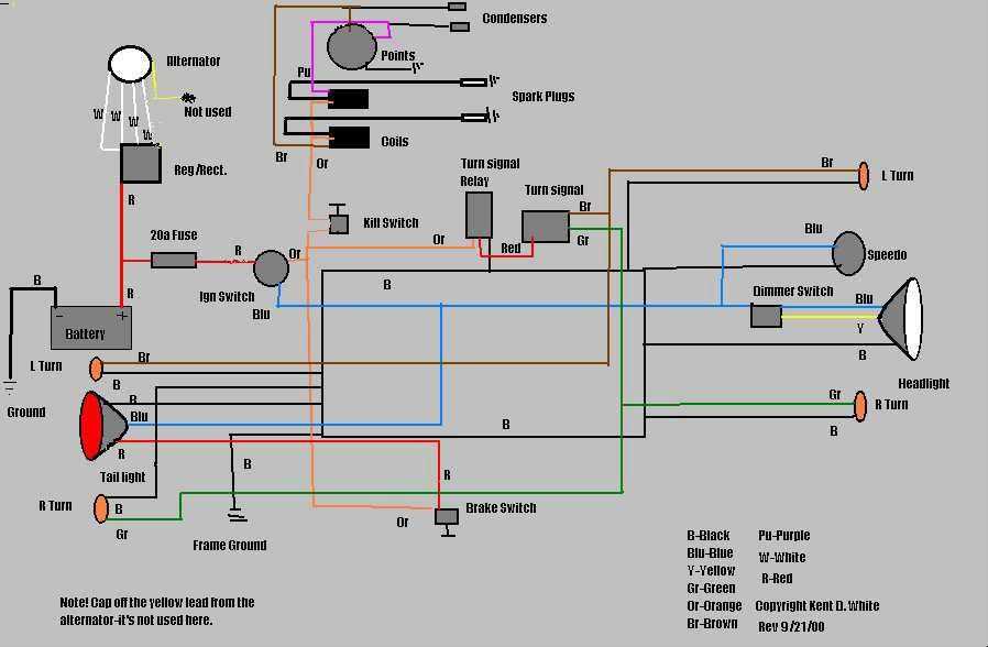 1978 yamaha xs650 wiring diagram
