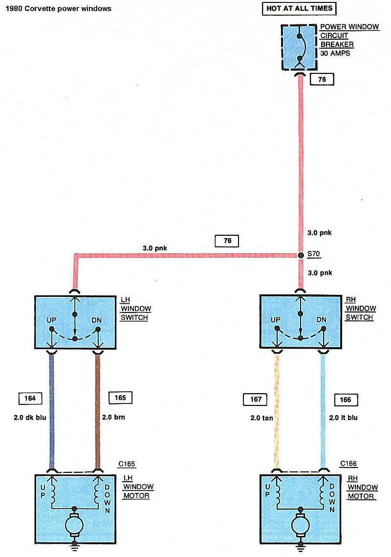 1980 corvette wiring diagram