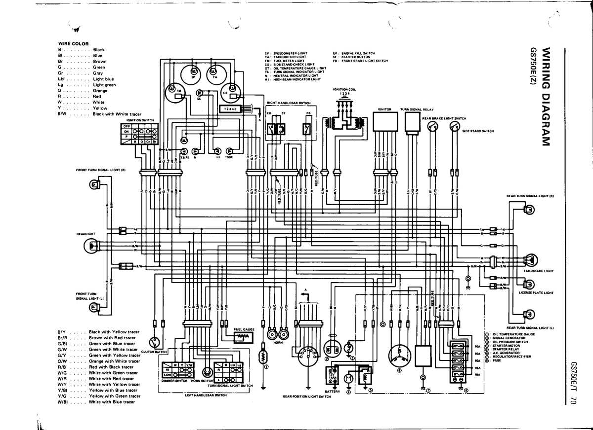 1981 suzuki gs 650 wiring diagram