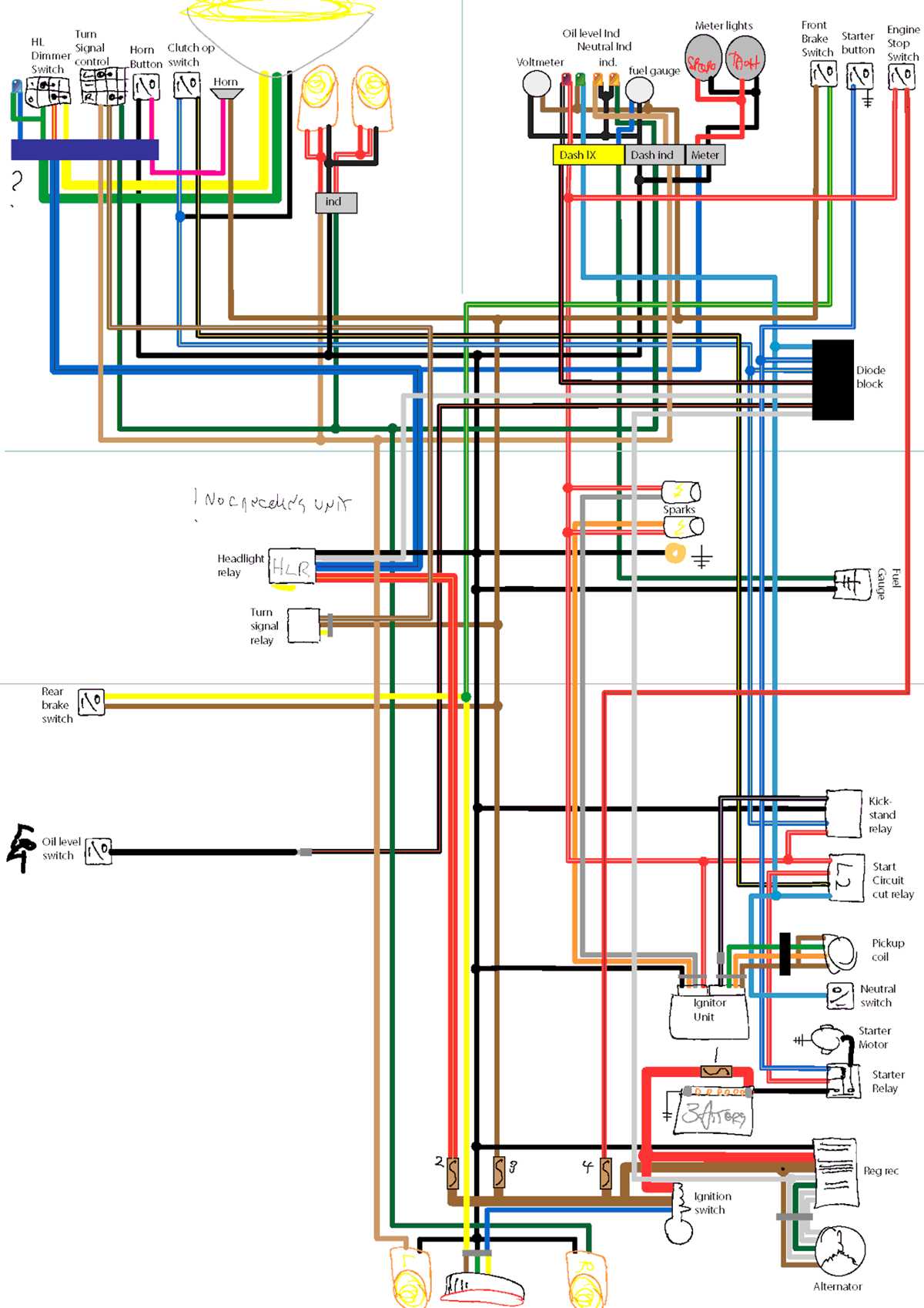 1982 yamaha xj650 wiring diagram