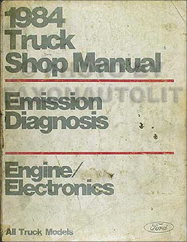 1984 ford bronco wiring diagram