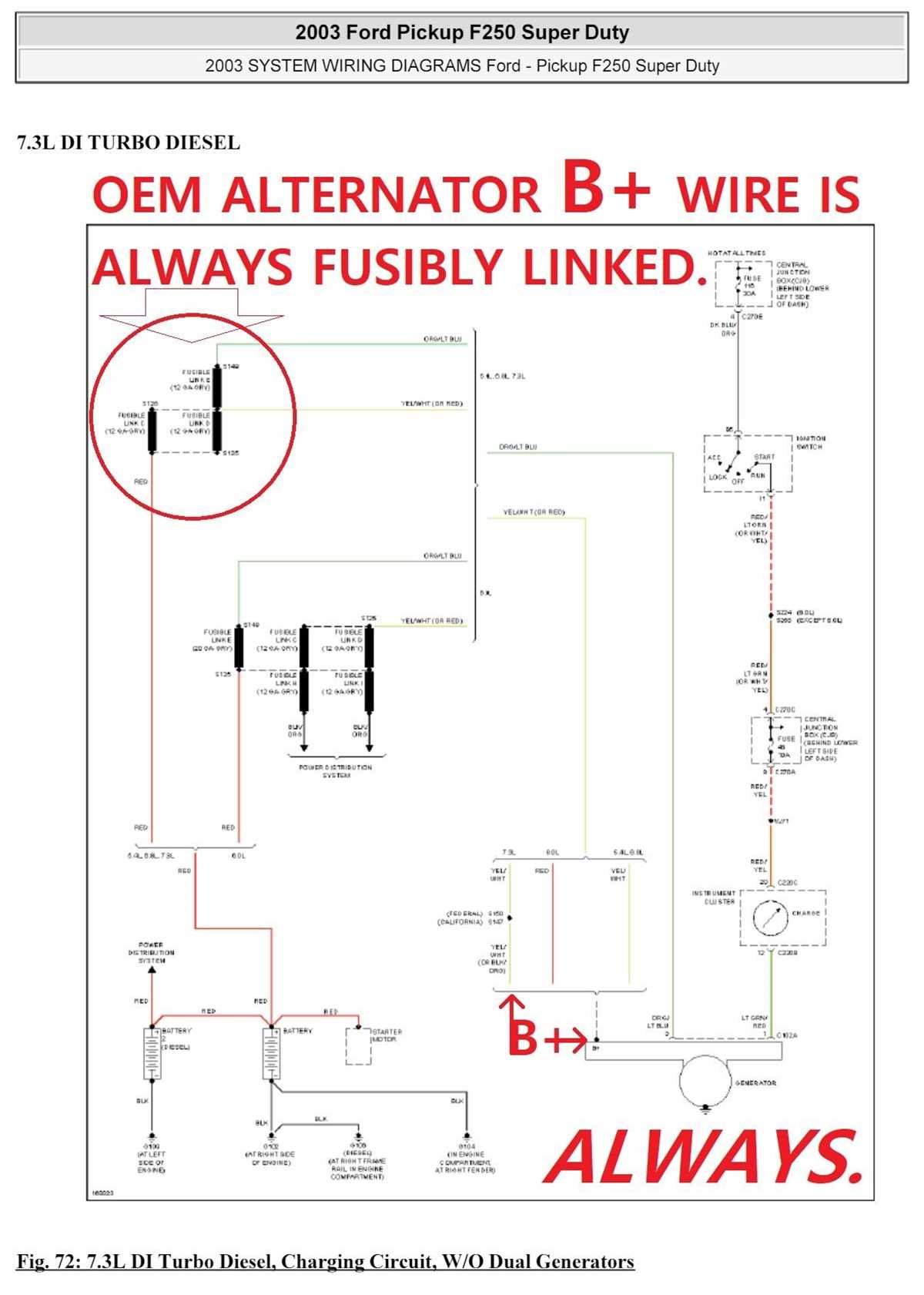 1985 ford f250 alternator wiring diagram