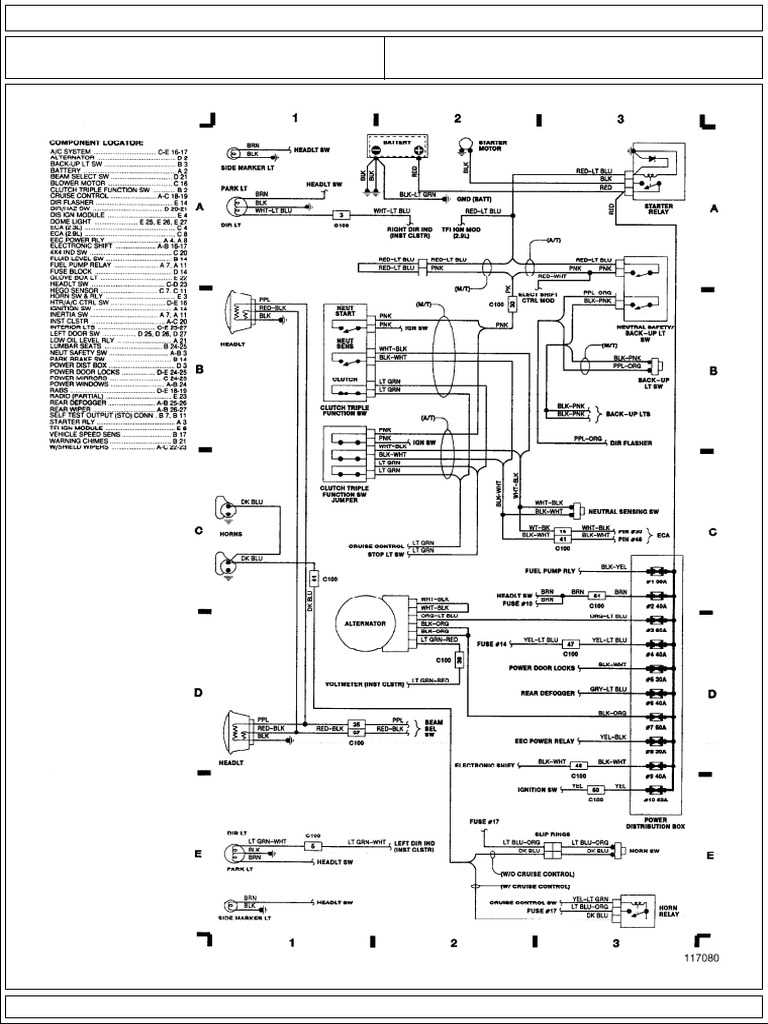 1985 ford ranger wiring diagram