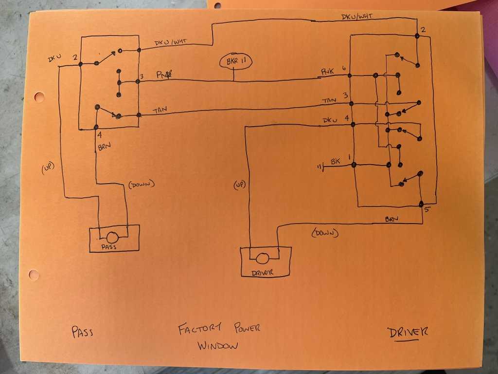 1985 chevy truck power window wiring diagram