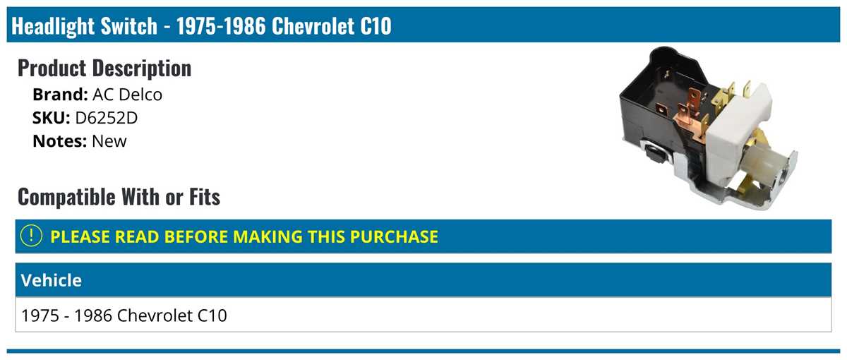 1986 chevy c10 headlight wiring diagram